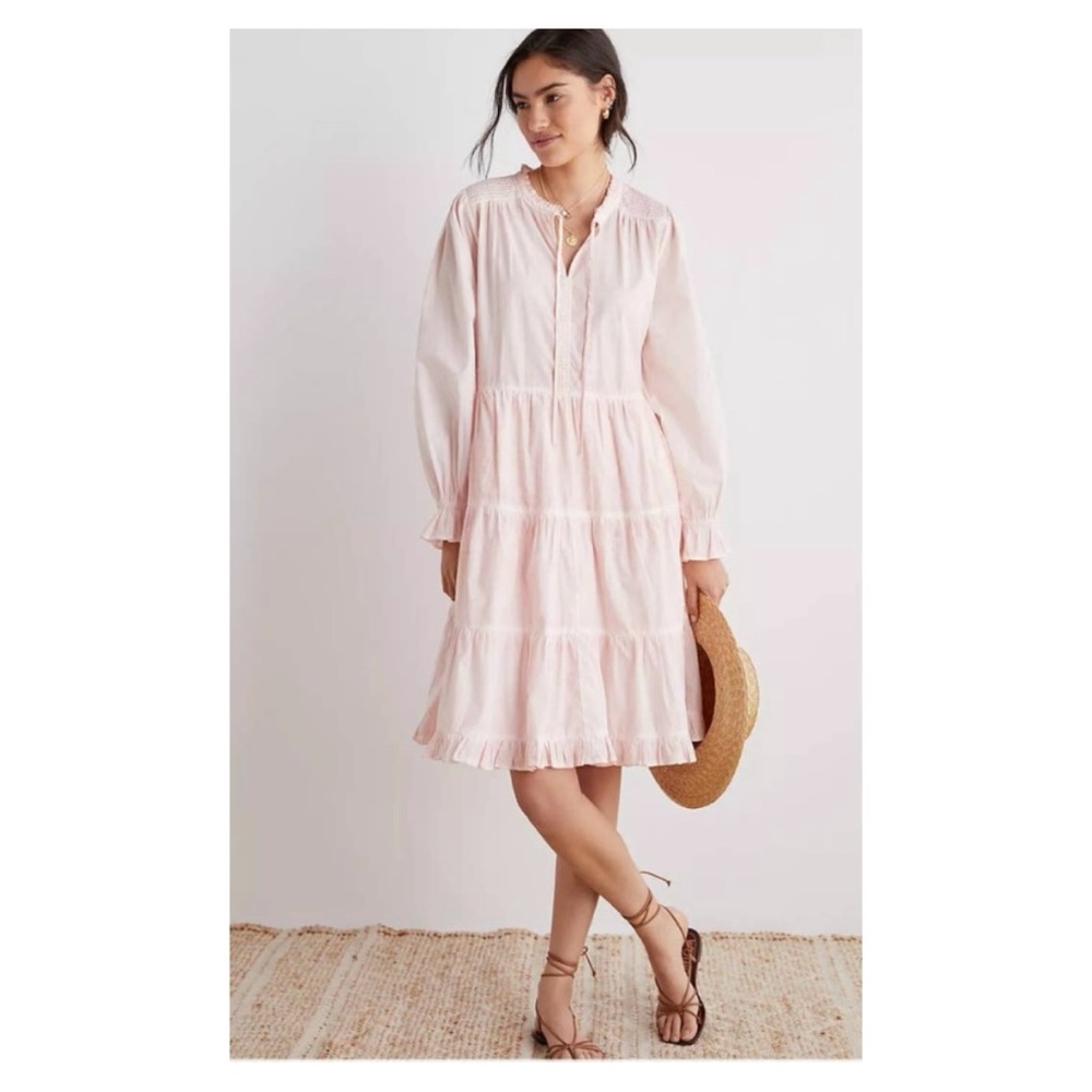 NWOT Anthropologie Othilia Desdemona Mini Dress in Pink  Size Small